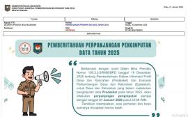 Penginputan Data Desa Diperpanjang! Kesempatan Terakhir Hingga 31 Januari 2026